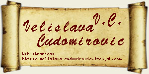 Velislava Čudomirović vizit kartica